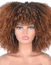 Small Curly Hair Rose Mesh Synthetic Headgear
