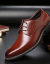 Formal Plus Size Business Men's With Lace Up Leather Shoes