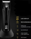 Trimmer Shaver Washed Shaver Leg Hair Body Hair Clipper LCD