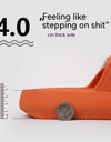 Poop Feeling Velcro Platform Female Summer Couple Bathroom Home Bath Eva Slippers