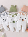 Long Sleeve Jumpsuit Hat Jumpsuit Children's Clothing