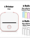 Portable Mini Thermal Label Printer Home Photo Printer Student Wrong Question Printer Bluetooth-compatible Mini Label Printer Price Tag