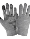 Windproof Waterproof Velvet Warm Waterproof Cycling Non-slip Full Finger Gloves