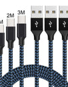 Mobile Phone USB Braided Nylon Charging Data Cable