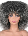 Small Curly Hair Rose Mesh Synthetic Headgear