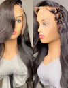 Wig European And American Lace Wigs Chemical Fiber Headgear Front Lace Long Roll