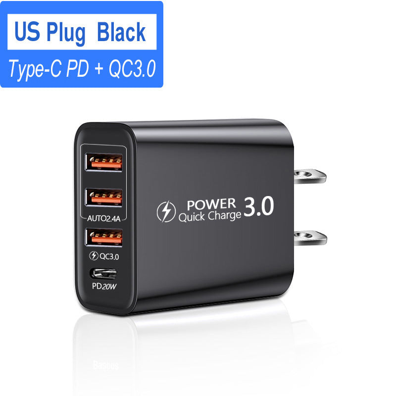 U.S. And European 3USB Mobile Phone Adapter