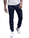 Men's Side Zipper Pocket Decoration Casual Long Pants