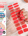 Japanese Style Nail Beauty Gel Stickers Semi-curing French Gel