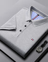Polo Shirt Men's Summer Lapel Short-sleeved T-shirt Trendy Summer Top Lightweight Casual Collared