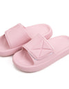Poop Feeling Velcro Platform Female Summer Couple Bathroom Home Bath Eva Slippers