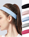 Non-slip Sports Antiperspirant Headband Nylon Monochromatic Headband Headwear