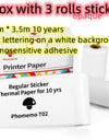 Portable Mini Thermal Label Printer Home Photo Printer Student Wrong Question Printer Bluetooth-compatible Mini Label Printer Price Tag