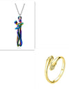 Love Hug Necklace Unisex Men Women Couple Jewelry Simple Temperament Clavicle Chain Valentines Day Lover Gift