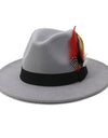Autumn And Winter New Black Woolen Top Hat