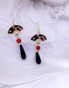 Chinese Style Retro Plum Blossom Scallop Earrings Women's New Chinese Style