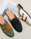 Men's Casual Summer Breathable Closed Toe Semi-slipper Sandals