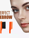 Beauty Double Side Edge Control Hair Comb Hair Brush Eyebrow Brush Hair Styling Salon Hair Accessories Random Color