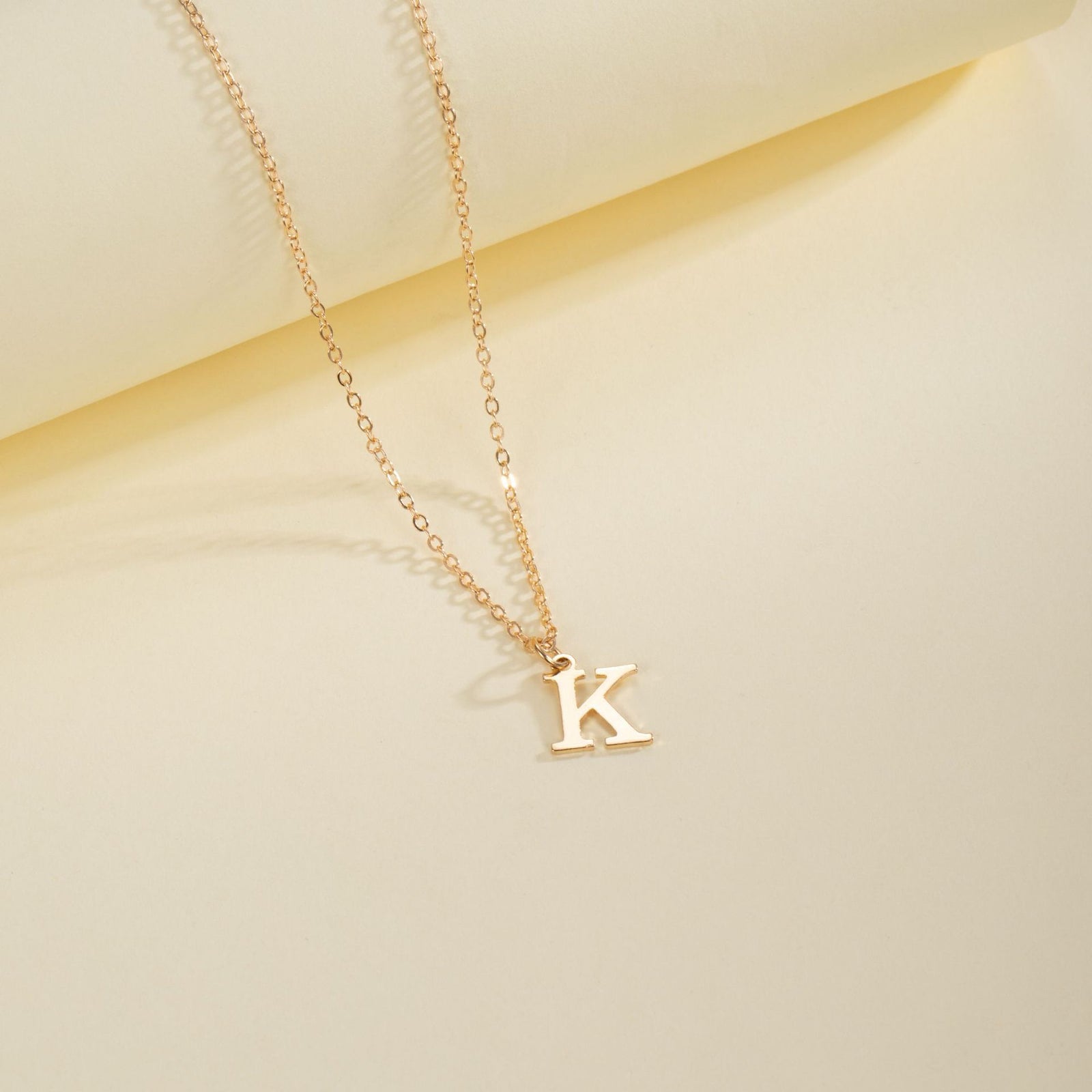 English Letter Necklace Female Personality