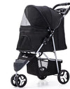 Lightweight Folding Pet Trolley Dogs And Cats Dog Out Stroller Three-wheeled Pet Stroller Dog Out Stroller Supplies