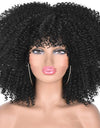 Small Curly Hair Rose Mesh Synthetic Headgear