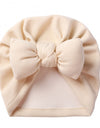 New Style Cashmere Baby Pullover Hat Cotton Filled Bow