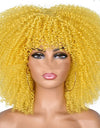 Small Curly Hair Rose Mesh Synthetic Headgear