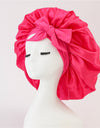 New Silk Bonnet For Sleeping Women Satin Bonnet Hair Bonnet Night Sleep Cap Scarf Wrap For Curly Hair With Tie Band For Curly Hair