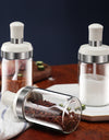 Household Moisture-proof Seasoning Bottle Glass Salt Pot
