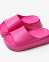 5.5cm Fish Mouth Shoes Floor Bathroom Home Slippers Outdoor Thick Soled Beach Slippers For Women
