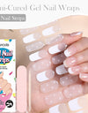 Japanese Style Nail Beauty Gel Stickers Semi-curing French Gel