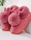 Cotton Slippers Women's Bag With Winter Indoor