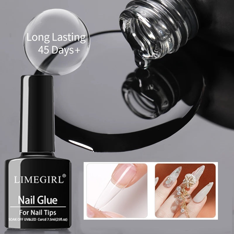 Nail Glue Glass Bottle Fake Nail Patch Ornament Nail Glue
