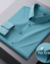 High Elastic Seamless Striped Shirt For Men