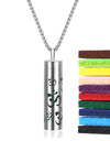 316L Stainless Steel Aromatic Perfume Oil Essential Oil Diffuser Pendant Necklace