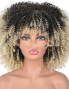 Small Curly Hair Rose Mesh Synthetic Headgear