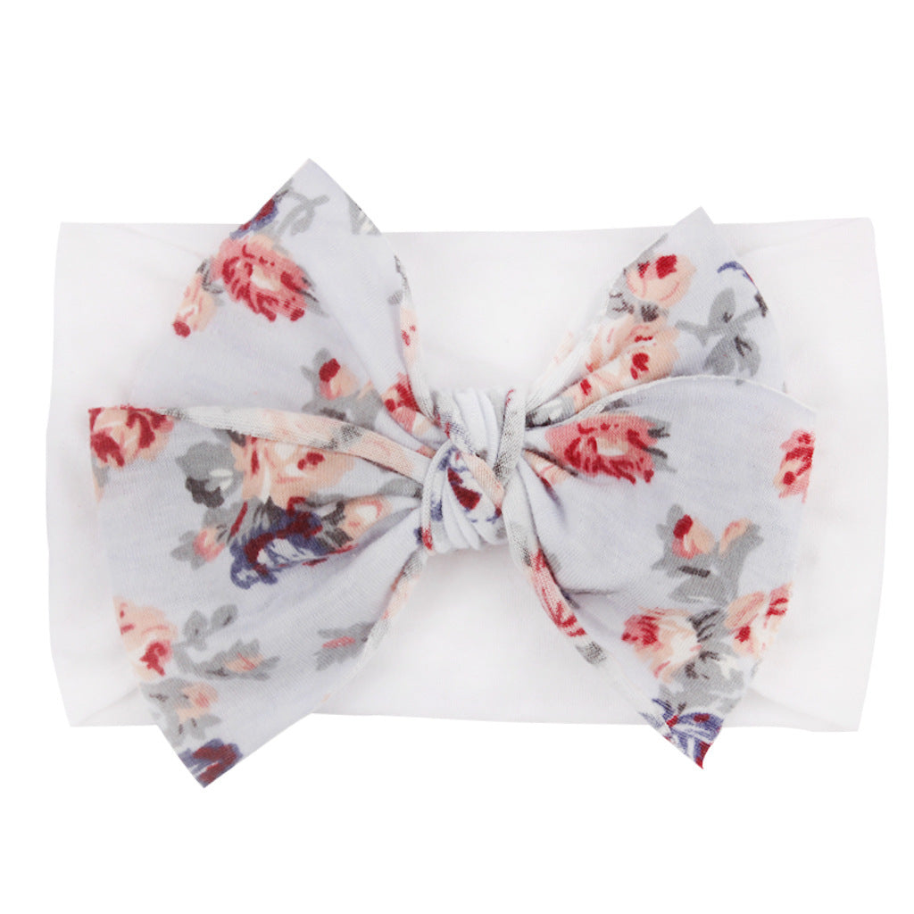 Children's Baby Elastic Bow Nylon Headband