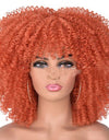 Small Curly Hair Rose Mesh Synthetic Headgear