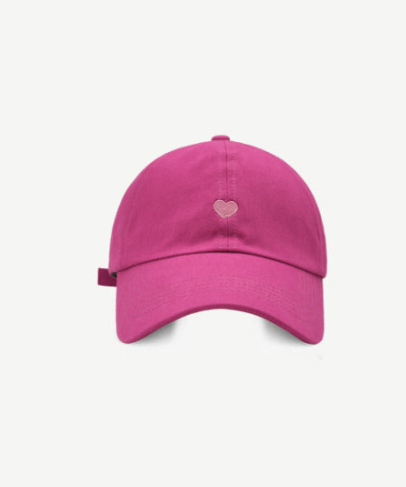 Preppy Style Love Embroidery Ponytail Half Topless Hat