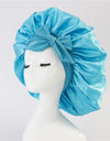 New Silk Bonnet For Sleeping Women Satin Bonnet Hair Bonnet Night Sleep Cap Scarf Wrap For Curly Hair With Tie Band For Curly Hair