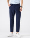 Casual Cropped Pants Men's Spring And Autumn Slim Fit Skinny Business Men's Suit Pants Korean Fashion