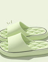 Non-slip Design Bathroom Slippers Home Summer Thick Sole Floor Bedroom House Shoes For Women Men