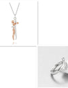 Love Hug Necklace Unisex Men Women Couple Jewelry Simple Temperament Clavicle Chain Valentines Day Lover Gift