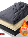 Winter Sweatwear Men Plush Thick Fleece Sweatpant Lambswool Thermal Trousers Casual Pants Waterproof Windproof Warm Cotton Pants