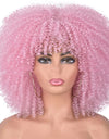 Small Curly Hair Rose Mesh Synthetic Headgear