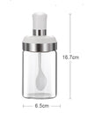 Household Moisture-proof Seasoning Bottle Glass Salt Pot