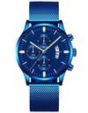 Mens Business Luxury Watches For Men Mesh Band Quartz Watch
