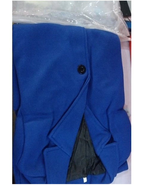 Woolen Men's Mid-length Trench Coat