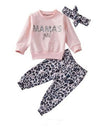Baby Girl Pink Leopard Patterned Pants