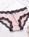 Women's Seamless Low Waist Lace Panties